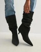 Nelly - Svart - Stiletto Under Knee Soft Boot