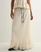 Neo Noir - Vit - Ariella Crepe Skirt