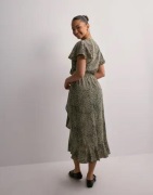 JDY - Multi/Mönstrad - Jdypiper S/S Midi Flounce Dress Wvn