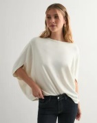 Nelly - Vit - Soft Luxe Oversized Sweater