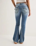 True Religion - Blå - MB3 Rope Joey Mr Ultra Flare Flap Big T_