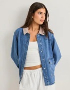 Vero Moda - Blå - Vmenya Ls Workwear Jacket