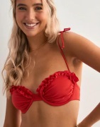 Nelly - Röd - Ruffle Bikini Balcony