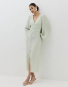 Nelly - Grön - Smock Detail dress