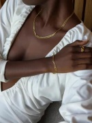 Muli Collection - Guld - Thin Bismarck Necklace