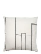 Kristina Dam Studio Architecture Cushion - Cotton Grå