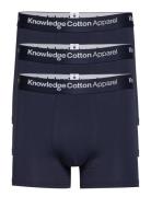 3-Pack Underwear - Gots/Vegan Boxerkalsonger Blue Knowledge Cotton App...