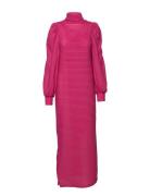 Slflevy Ls Ankle Lace Dress G Maxiklänning Festklänning Pink Selected ...