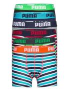 PUMA Puma Boys Basic Boxer Printed Strip Multi/patterned