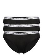 3P Bikini Trosa Brief Tanga Black Tommy Hilfiger