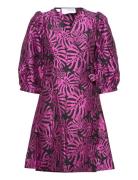 Slflotte-Siv 3/4 Short Dress Ex Kort Klänning Multi/patterned Selected...