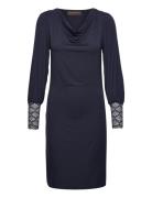 Dress Kort Klänning Navy Rosemunde