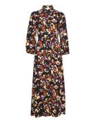 Slfholda 7/8 Ankle Dress B Maxiklänning Festklänning Multi/patterned S...