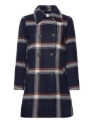 Vipilenta L/S Wool Coat/Su Outerwear Coats Winter Coats Navy Vila