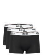 Trunk 3P Power Boxerkalsonger Black BOSS