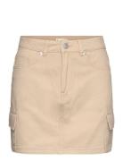 Cargo Miniskirt Dresses & Skirts Skirts Short Skirts Beige Mango