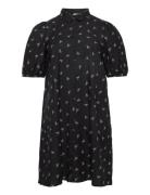 Kctammy Shirt Dress Kort Klänning Black Kaffe Curve