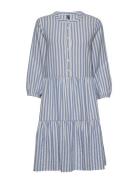 Cunoor Stripe Dress Kort Klänning Blue Culture