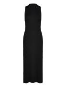 Knitted Dress Maxiklänning Festklänning Black IVY OAK