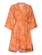 Dritaiw Wrap Dress Kort Klänning Orange InWear