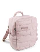 Quilted Kids Backpack Croco Powder Ryggsäck Väska Pink D By Deer