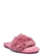 Jasmin High Fake Fur Slipper Slippers Tofflor Pink Hunkemöller