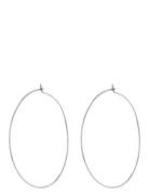 LUV AJ The Capri Wire Hoops-Silver Silver