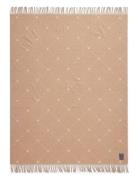 Lexington Home Signature Star Recycled Wool Throw Beige