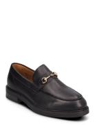 Slhblake Leather Horsebit Loafer Loafers Låga Skor Black Selected Homm...