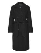 Vero Moda Vmfortunevega Long Trenchcoat Ga Noos Svart