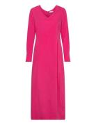 Dress In Cupro Maxiklänning Festklänning Pink Coster Copenhagen