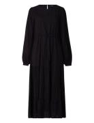 Therese Jacquard Dress Maxiklänning Festklänning Black Lexington Cloth...
