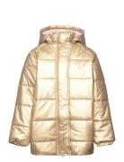 Soft Gallery Sgcaroline Foil Puffer Jacket Guld