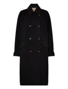 Mmvenice Wool Coat Outerwear Coats Winter Coats Black MOS MOSH