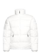 Lindbergh Padded Jacket With Standup Collar Vit