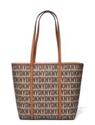 Seventh Avenue Md Ew Shopper Väska Brown DKNY Bags