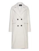 Onlvaleria Piper Coat Cc Otw Outerwear Coats Winter Coats White ONLY