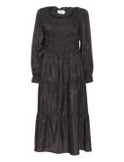 Crhenva Dress - Zally Fit Maxiklänning Festklänning Black Cream