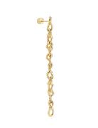 Selene Accessories Jewellery Earrings Studs Gold Maria Black