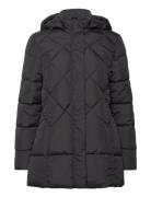 B. Coastline Jacket Outerwear Light Fodrad Jacka Black Brandtex