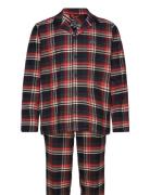 Jockey Pyjama 1/1 Flannel Svart