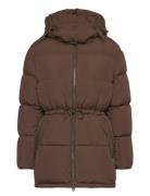 GANT Mid Length Down Jacket Brun