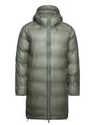 Rains Kevo Long Puffer Jacket W4T4 Khaki Green