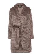 Decoy Decoy Short Robe W/Stripes Brun