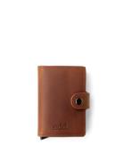 Edd. Aluminium Card Holder Brun