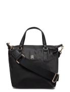 Poppy Th Small Tote Bags Totes Black Tommy Hilfiger
