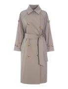 Threzadea Trench Coat Rock Beige Dea Kudibal