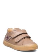 Shoes - Flat - With Velcro Låga Sneakers Beige ANGULUS