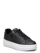 Th Elevated Court Sneaker Låga Sneakers Black Tommy Hilfiger