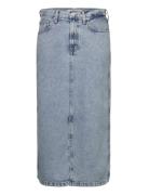 Claire Hr Midi Skirt Dg4014 Knälång Kjol Blue Tommy Jeans